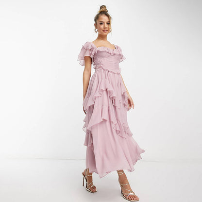 Robe Longue Dos Nu Femme