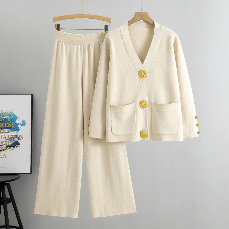 Ensemble Maille Cardigan Femme