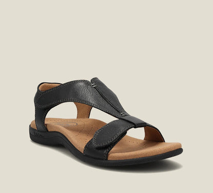 Sandales compensées plateforme bride scratch