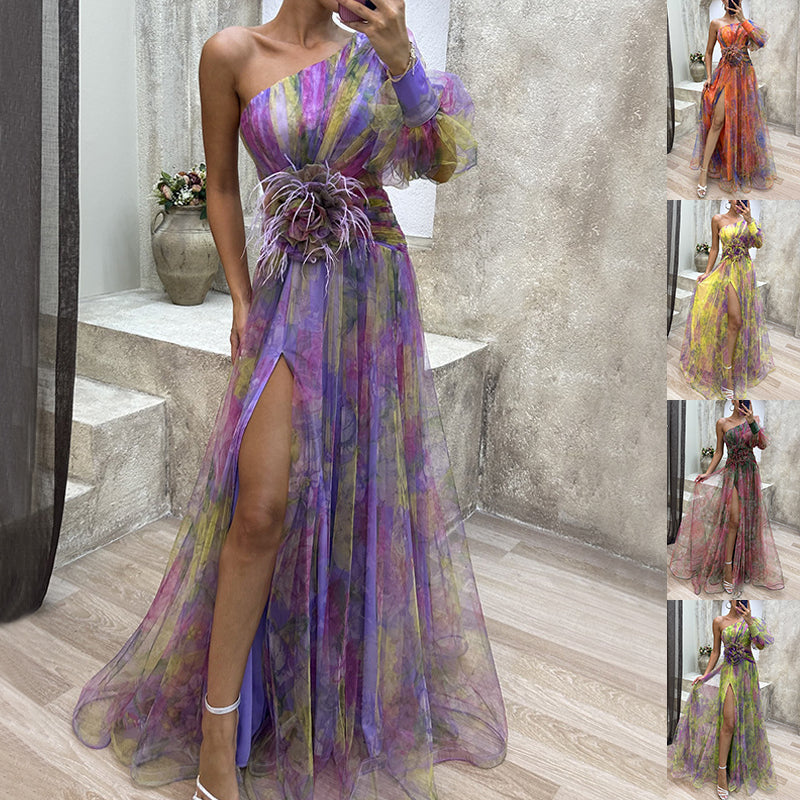 Robe Longue Tie-Dye Femme