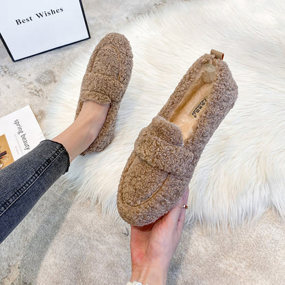 Mocassins Fourrés Hiver Femme