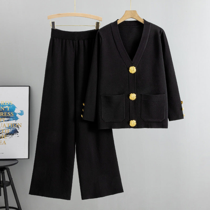 Ensemble Maille Cardigan Femme