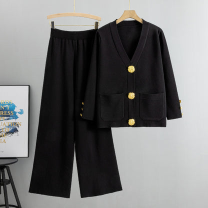 Ensemble Maille Cardigan Femme