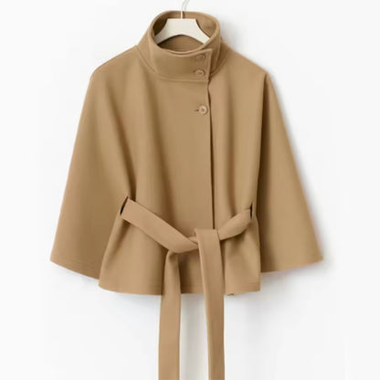 Manteau Court Ceinturé Femme